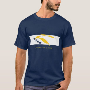 T-shirt Drapeau d'atoll de Johnston