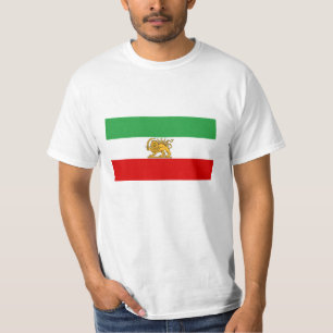 T-shirt Drapeau de شیروخورشید de Perse/de Iran (1964-1980)