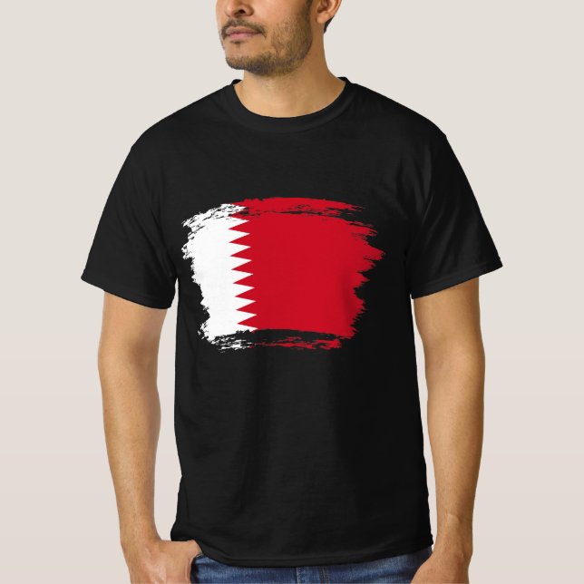 T-shirt Drapeau de Bahreïn (Devant)
