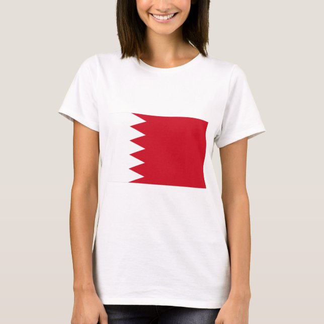 T-shirt Drapeau de Bahreïn (Devant)