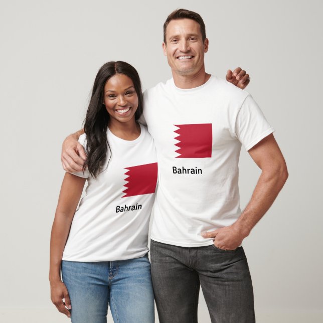 T-shirt Drapeau de Bahreïn (Unisexe)