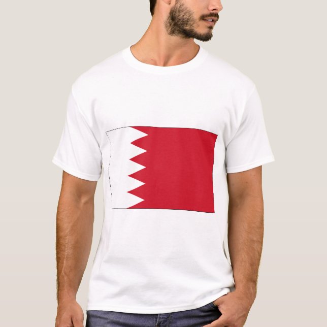 T-shirt Drapeau de Bahreïn (Devant)