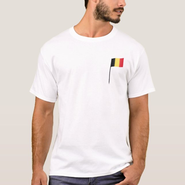 T-shirt Drapeau de Belgique (Devant)
