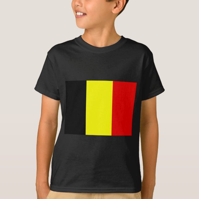 T-shirt Drapeau de Belgique (Devant)