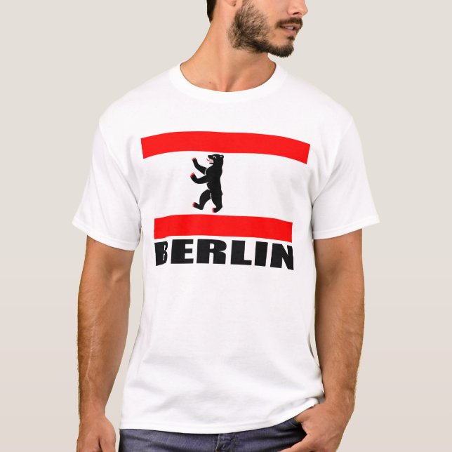 T-shirt Drapeau de Berlin (Devant)