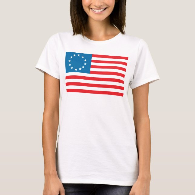 T-shirt Drapeau de Betsy Ross (Devant)