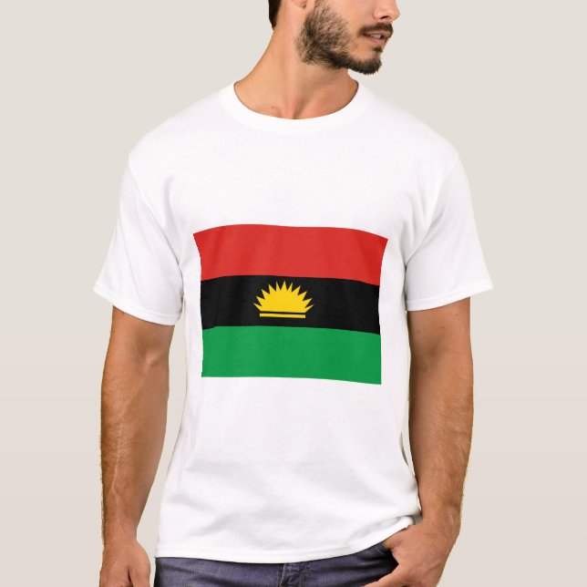 T-shirt Drapeau de Biafra (1967-1970) (Devant)