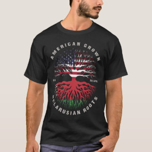 T-shirt Drapeau de Biélorussie américain
