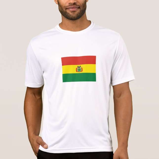 T-shirt Drapeau de Bolivie patriotique (Devant)