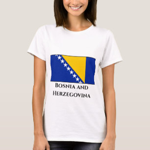 T-shirt Drapeau de Bosnie-Herzégovine