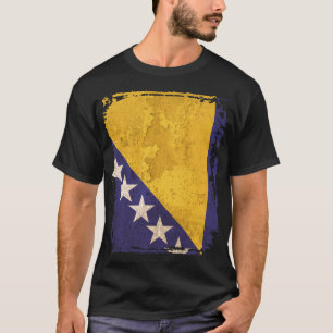 T-shirt Drapeau de Bosnie-Herzégovine