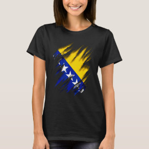 T-shirt Drapeau de Bosnie-Herzégovine