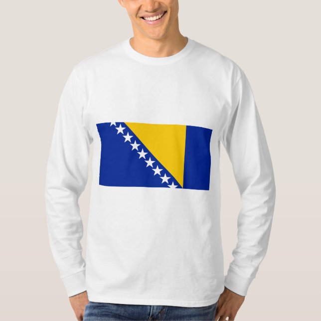 T-shirt Drapeau de Bosnie-Herzégovine (Devant)