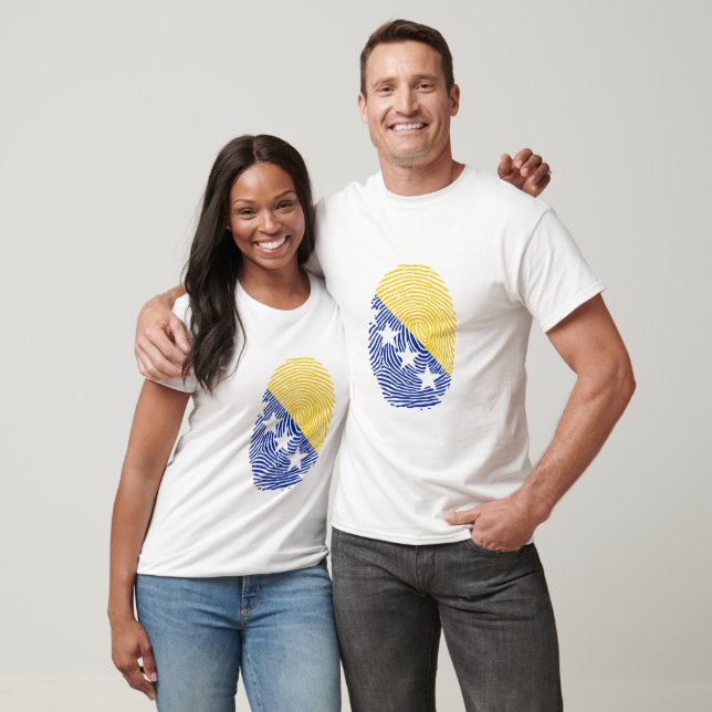 T-shirt Drapeau de Bosnie-Herzégovine (Unisexe)