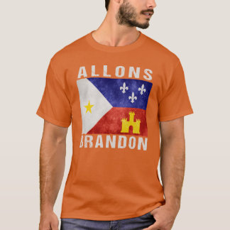 T-shirt Drapeau de Brandon Acadiana Dallon Brandon