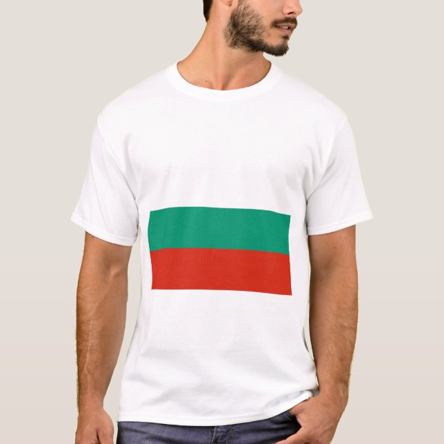 T-shirt Drapeau de Bulgarie (Devant)