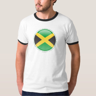 T-shirt Drapeau de bulle de la Jamaïque