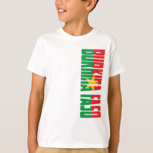 T-shirt Drapeau de Burkina Faso