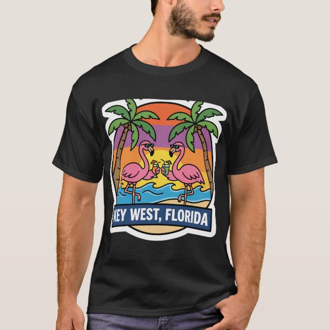 T-shirt Drapeau de canne à pêche américaine (Devant)