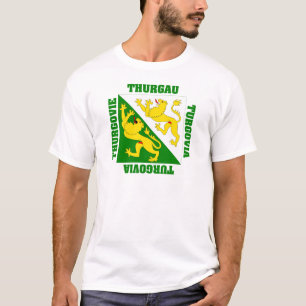 T-shirt Drapeau de canton de Thurgau Suisse