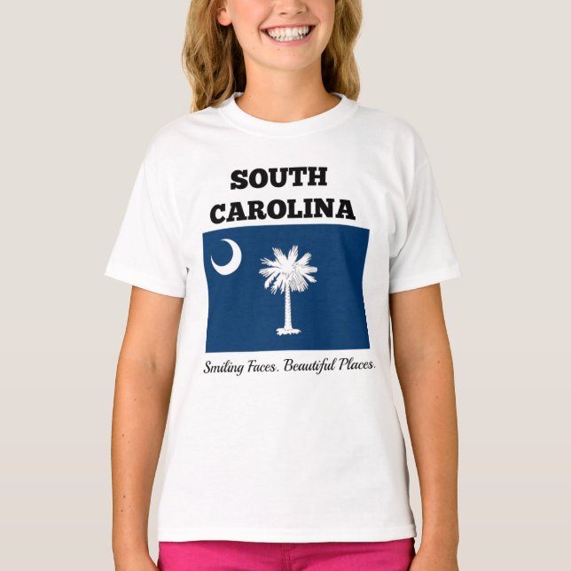 T-shirt Drapeau de Caroline du Sud (Devant)