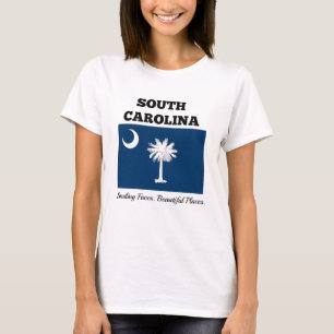 T-shirt Drapeau de Caroline du Sud