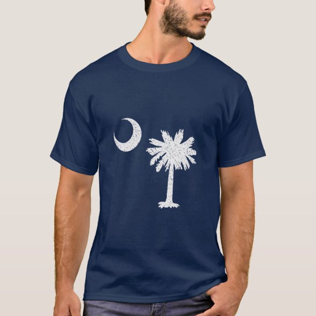 T-shirt Drapeau de Caroline du Sud (Devant)