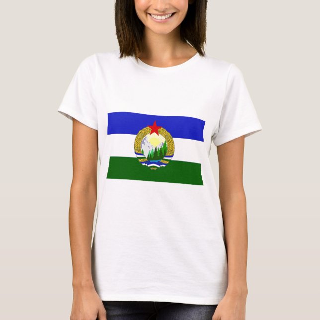 T-shirt Drapeau de Cascadia socialiste (Devant)