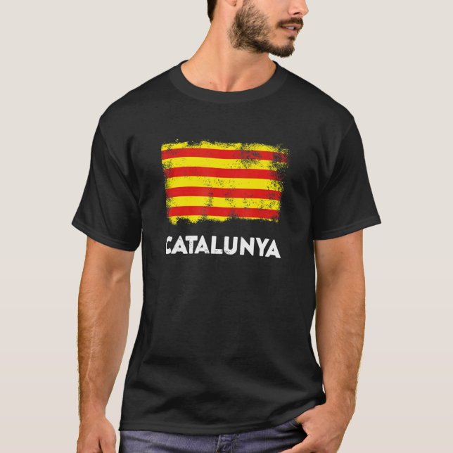 T-shirt Drapeau de Catalogne (Devant)