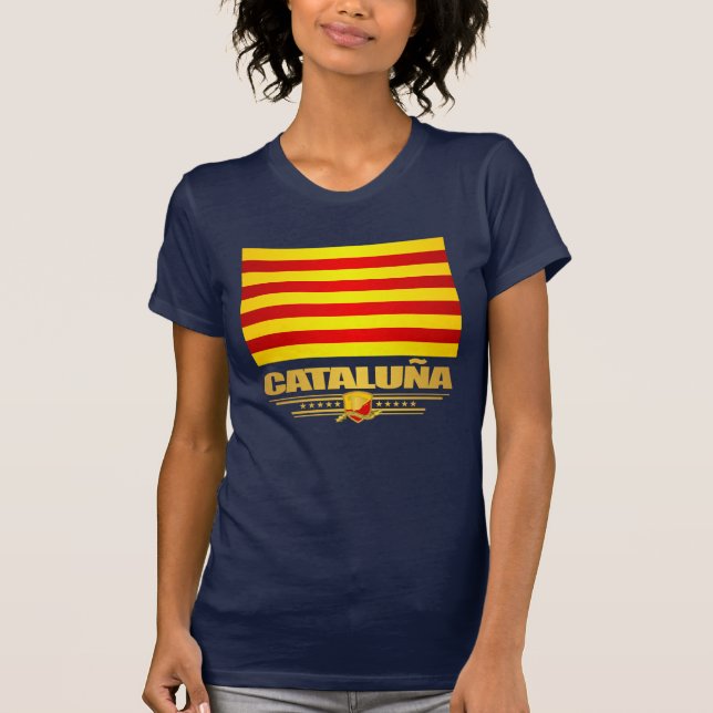 T-shirt Drapeau de Catalogne (Devant)