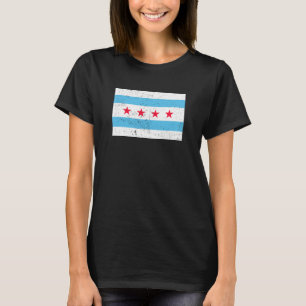 T-shirt Drapeau de Chicago