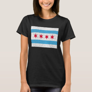 T-shirt Drapeau de Chicago