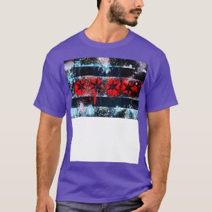 T-shirt Drapeau de Chicago - Peinture de Spray