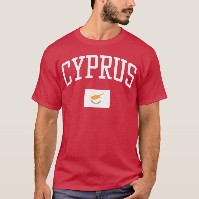 T-shirt Drapeau de Chypre Aimez votre fille Cory (Devant)