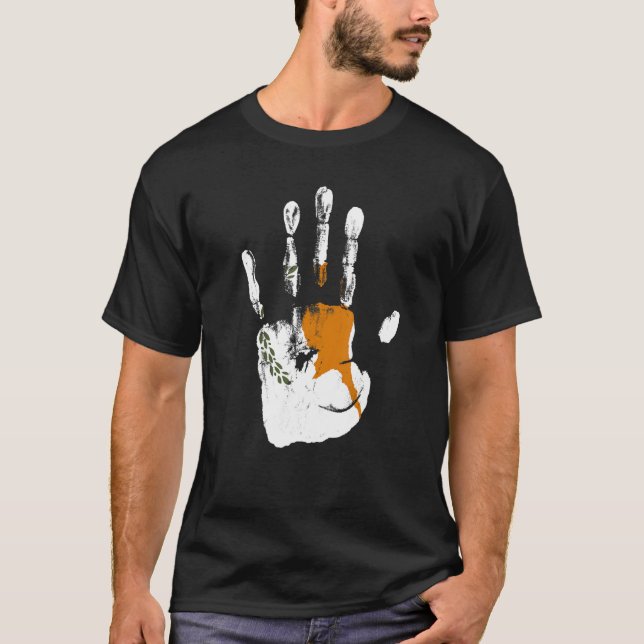 T-shirt Drapeau de Chypre Hommes Femmes Enfants (Devant)