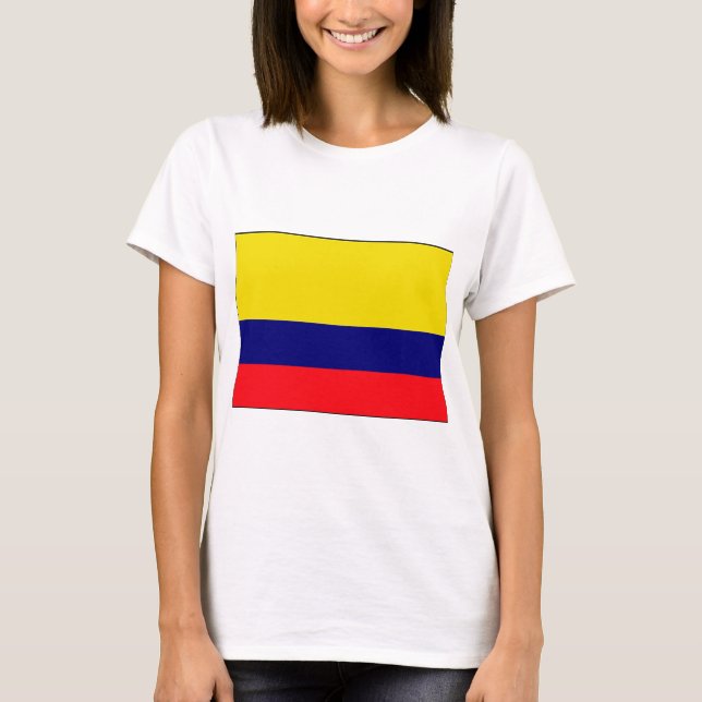 T-shirt Drapeau de Colombie (Devant)