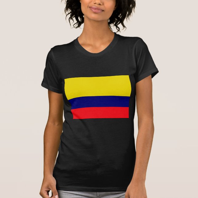 T-shirt Drapeau de Colombie (Devant)