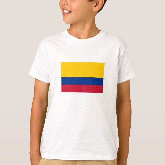 T-shirt Drapeau de Colombie (Devant)