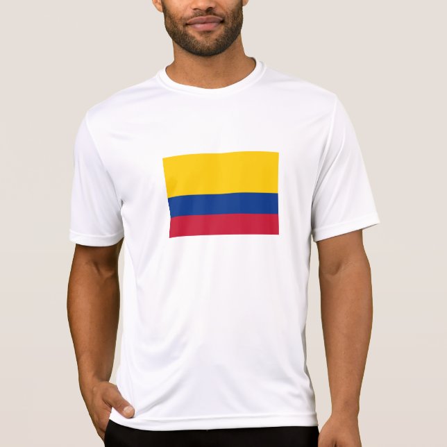 T-shirt Drapeau de Colombie (Devant)