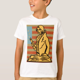 T-shirt Drapeau de Colonial de Thomas Jefferson