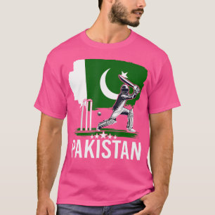 T-shirt Drapeau de cricket du Pakistan pour le maillot de