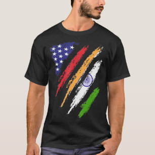 T-shirt Drapeau de croissance américain États-Unis Patriot