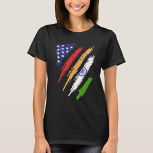 T-shirt Drapeau de croissance américain États-Unis Patriot