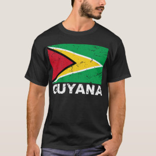 T-shirt Drapeau de cru de la Guyane