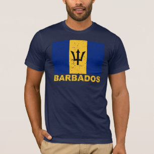 T-shirt Drapeau de cru des Barbade