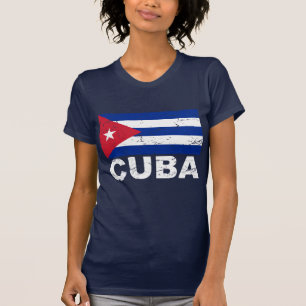 T-shirt Drapeau de cru du Cuba