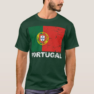 T-shirt Drapeau de cru du Portugal