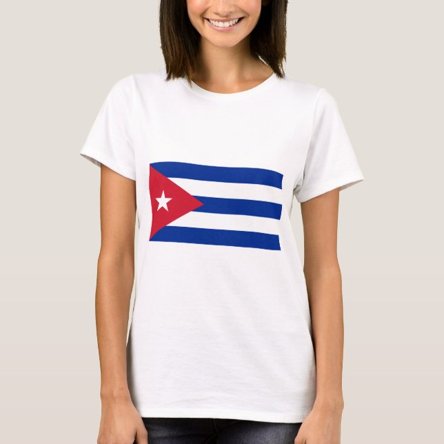 T-shirt Drapeau de Cuba (Devant)