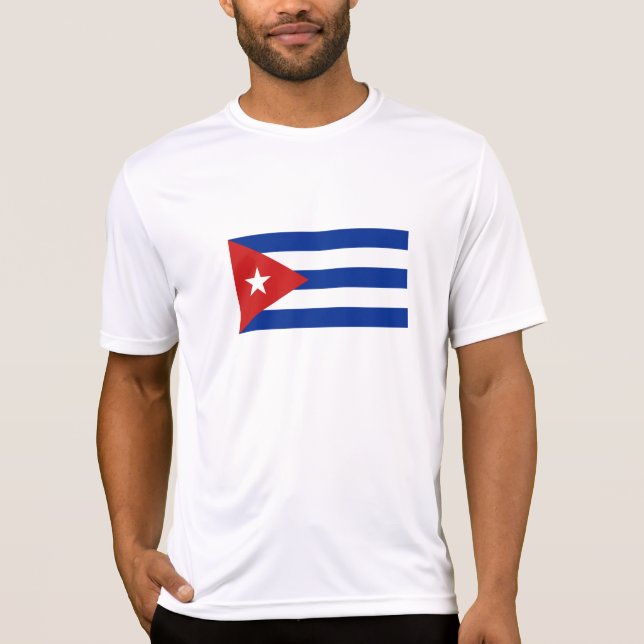 T-shirt Drapeau de Cuba (Devant)