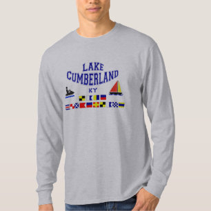 T-shirt Drapeau de Cumberland KY Sig de lac
